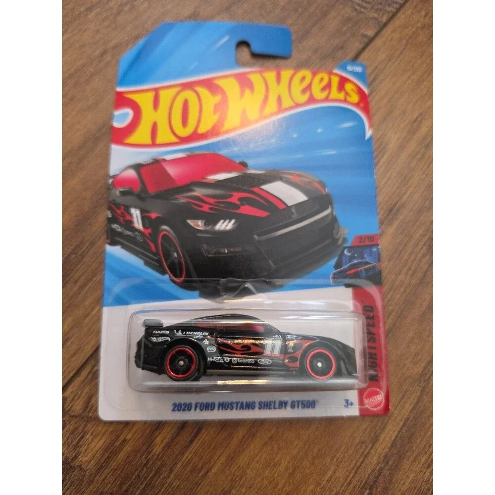 Hot Wheels 2020 Ford Mustang Shelby GT500 Nightspeed Black Red New